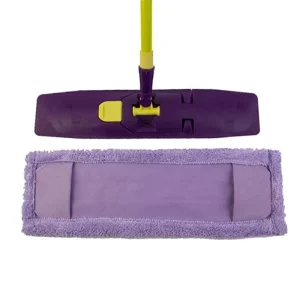 DS1877 Microfiber Floor and Window Cleaning Mop with Reusable Washable Head and Stainless Steel Handle