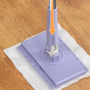 DS4645 Wet and Dry Flat Mop with Disposable Dust Removal Cloths