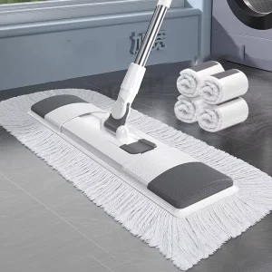 DS4830 Commercial Large Wet and Dry Flat Dust Mop for Hotels, Gyms, Garages, and Hospitals