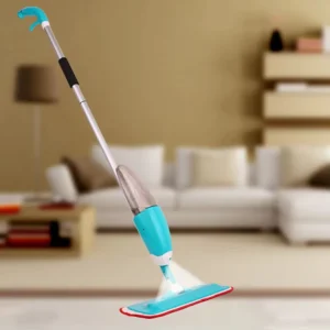 DS5071 Wet and Dry Flat Spray Mop for Hardwood Floors with Washable Pads and Refillable Bottle