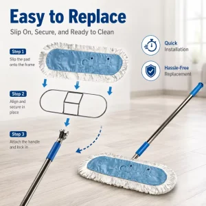 Deep Cleaning Mop Flexible Rotating Head