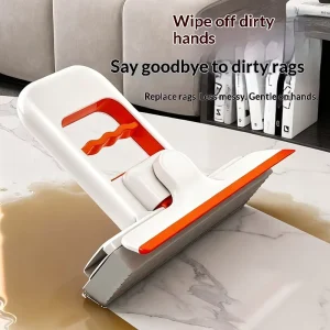 Desktop Mini Squeeze Mop Absorbent Sponge Portable Wet and Dry for Countertops Bathrooms Kitchen Home Cleaning Tools