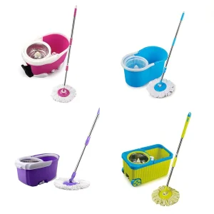 Detachable 360 Rotating Microfiber Floor Mop with Bucket