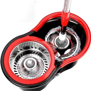 Detachable Centrifugal Rotating Magic 360 Microfiber Cleaning Tornado Bucket With Stainless Steel Wringer