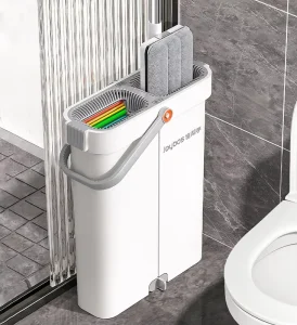 Detachable Telescopic Wet Dry Flat Floor Mop and Bucket Set