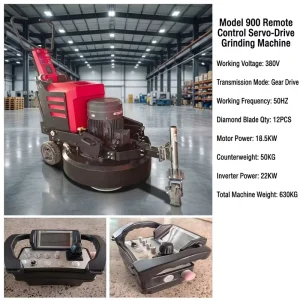 Diamond Terrazzo and Concrete Floor Grinding and Polishing Machine with Water Grinder