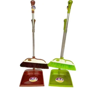 Direct Manufacture Modern Household Cleaning Set Economical Long Handle Dustpan and PET Broom for Easy Cleaning