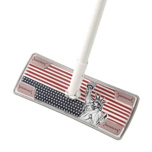 Disposable Flat Mop with DIY Mop Gripper Clip for Wet and Dry Floor Cleaning