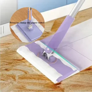 Disposable Nonwoven Floor Cleaning Mop Wipes, Replaceable Flat Mop Refills