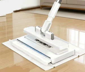 Disposable Nonwoven Floor Cleaning Wipes for Flat Electrostatic Clip Mop, Dry and Wet Cleaning