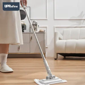 Disposable Steel Pole Automatic Clamping Detachable Dry and Wet Floor Mop