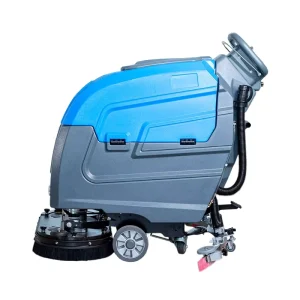 Double Brush Self Propelled Battery Powered Floor Scrubber Cleaning Machine