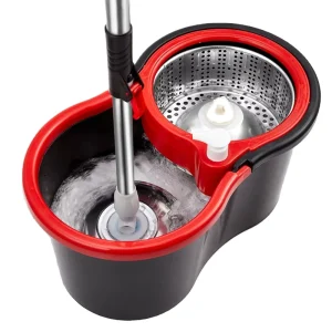 Double-Drive Round Mop Set with 360-Degree Rotation
