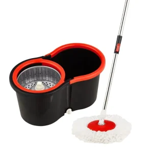 Double Round Floor Clean Water Easy Life Magic Spinning Mops and Bucket Set 360 Degree Rotating Mop with Bucket