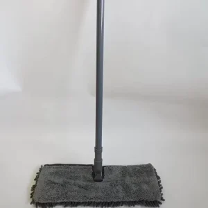 Double-Sided Chenille Microfiber Dust Mop with 360-Degree Rotating Head and Retractable Handle