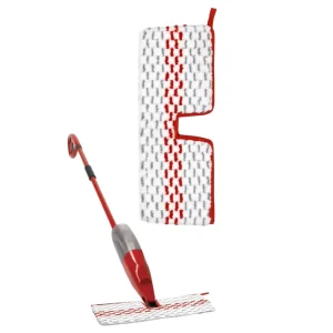 Double-Sided Washable Microfiber Refill Mop Pads for Wet and Dry Floor Cleaning