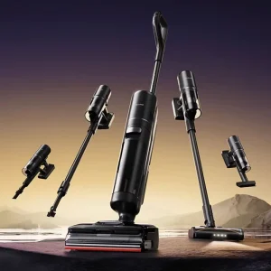 Dreame Wet Dry Vacuum Cleaner T50 Ultramix 23000Pa Robotic Arm 100℃ Self Clean No Hair Tangling Floor Mopping Household Car