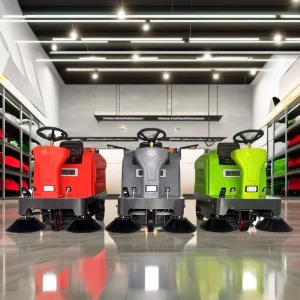 Drive-On Ride-On Electric Floor Sweeper Machine for Home and Industrial Use