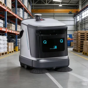 Driverless Automatic Sweeping and Mopping Robot Cleaning Machine App Control Laser Navigation Wet/Dry Industrial Floor Sweeper