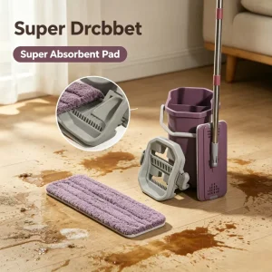 Dry Wet Dual use Sustainable Household Indoor Cleaning Mop Handheld Mop