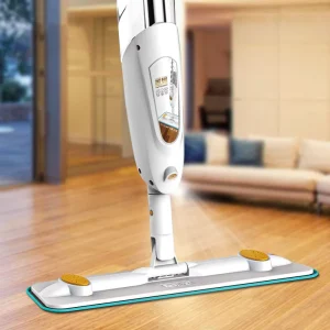 Dry and Wet 360-Degree Swivel Microfiber Floor Cleaning Spray Mop