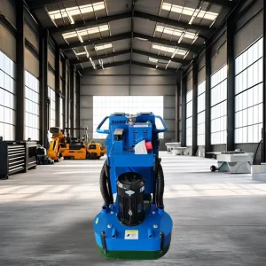 Dual-Disc 5.5 kW 380V Manual Concrete Floor Grinder with 2.4 kW Vacuum Cleaner and 600 mm Working Diameter