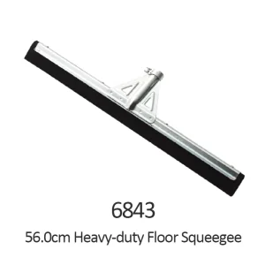 Dual Moss Floor Squeegee 6843 with Non-Marking Flexible Blades