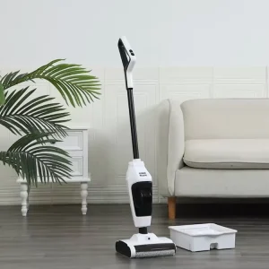 Dual Roller Cordless Wet Dry Vacuum Cleaner Handheld Smart Floor Washer and Mop with Instant Dry