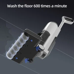 Dual Tank Handheld Floor Washing Machine Self-Cleaning Wet/Dry Vacuum Cleaner with HEPA Filter and Brushless Motor for Hotels