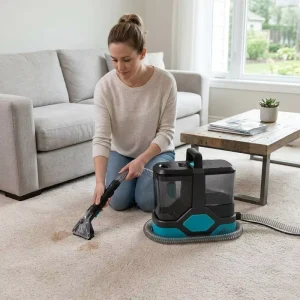 Dual Water Tank Spray Suction Household Portable Fabric Spot Upholstery Sofa Carpet Cleaning Machine