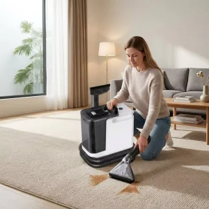 Dual Water Tank Spray Suction Household Professional Carpet Cleaning Machine Portable Fabric Spot Upholstery Sofa Cleaner