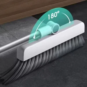 Durable 2 in 1 Dustpan Set Plastic Broom With Dustpan Set Long Handle Soft Bristles Dustpan for Clean Item
