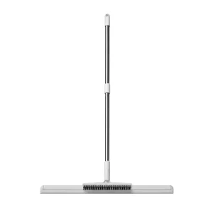 Durable Easy Use Detachable Hair Removal Dense Bristle TPR Blade Wide Squeegee 3 in 1 Magic Broom Floor Cleaning