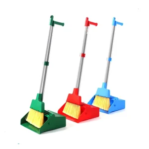 Durable Floor Cleaning Broom & Dustpan Set Easily Remove Hair for Household Office Use