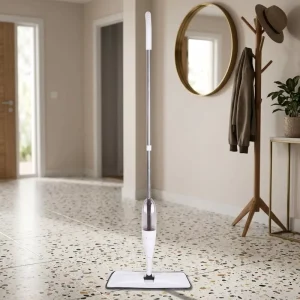 Durable Microfiber Refillable Water Tank 360 Swivel Stainless Steel Lightweight Wet Dry Multipurpose Home Floor Mop