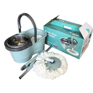Durable Mop Set Easy Mop with 360 Rotating Head and Bucket Self Floor Cleaning Mop and Wringer Bucket Set for Home Cleaning