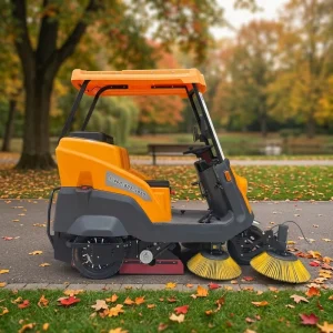 Durable Ride On Floor Sweeper C170 Independently Developed Street Cleaning Machine For Municipal Use
