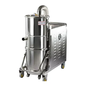 Dust Collector Industrial Vacuum Cleaner AC DC Stainless Steel Wet and Dry 195 260 Mbar 220 60 V Electric with Cartons SJ 50AD