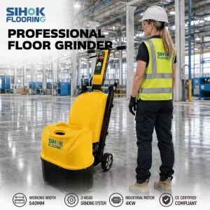 Dustless 540mm Concrete Grinder Terrazzo Floor Polishing Machine With Optional Vacuum