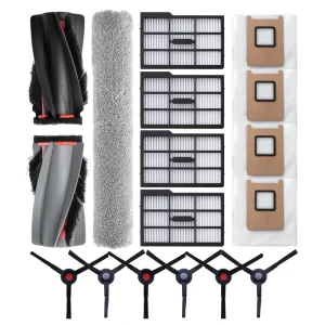 E25 E28 Omni Accessories Kit Main Brush Hepa Filter Side Brush Rolling Mop Dust Bag for Eufy Robot Vacuum Cleaner