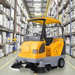 E800W Ride-On Industrial Electric Road Sweeper