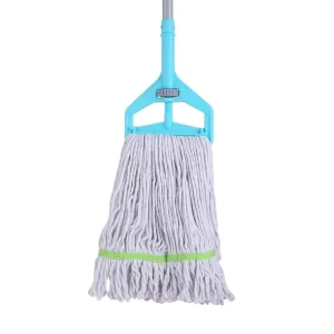 ESD Housekeeping Cotton Wet Clip Mop with Aluminum Handle