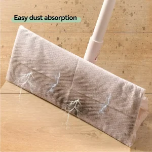 EVA Anti static Dust Removal Mop Detachable Split Pole Simple Mount Remove Wipe Pads for Daily Home Tidying