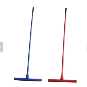 EVA Cleaning Sponge Scraper Floor Squeegee for Tile and Bathroom Floor Mud Cleaning Window Glass Cleaner with Wooden Handle
