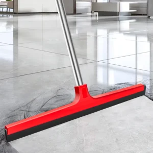 EVA Plastic Floor Squeegee with Straight Handle for Patio Use