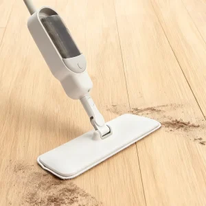 Easy-Detach Bottle Spray Mop with Microfiber Pads for Home and Commercial Use