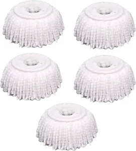 Easy Wring Spin Magic Mop Head Refill Replacement 5 PCS Microfiber Replacement