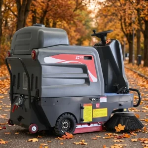 Eco Friendly Battery Operated Street Sweeping Machine Vacuum Road Sweeper With Dust Suppression for Urban Street Cleaning