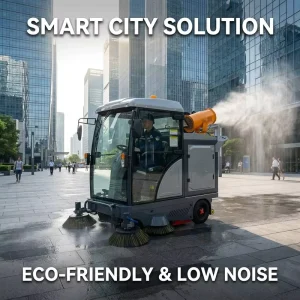 Eco Friendly Battery Powered Automatic Floor Sweeping Washing Cleaning Machine Equipment Multi Function Road Sweeper