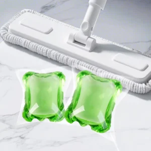 Eco-Friendly Concentrated Floor Detergent Gel Pods with Florida Water Fragrance